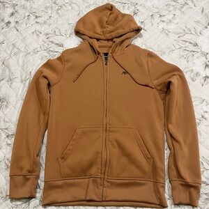 Aeropostale Women's Tan Zip-Up Sweater